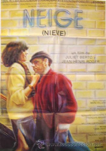 Cin&eacute;ma: NEIGE Juliet Berto Jean-Fran&ccedil;ois St&eacute;venin MOVIE POSTER