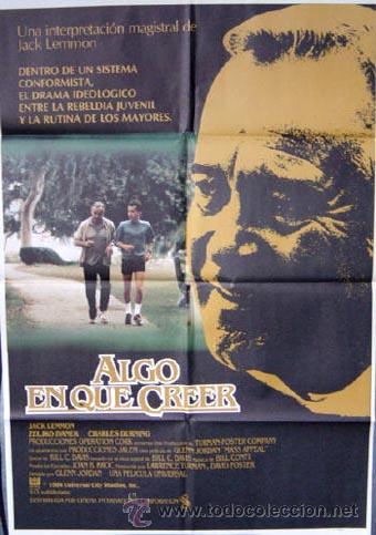 Cine: ALGO EN QUE CREER glenn jordan Jack Lemmon POSTER MASS APPEAL