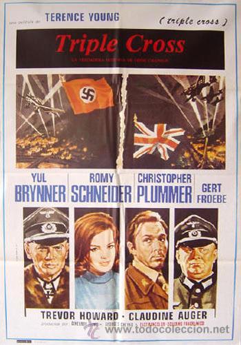 Cin&eacute;ma: Triple Cross POSTER Terence Young  Romy Schneider Christopher Plummer