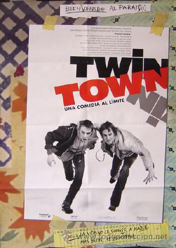 Cin&eacute;ma: Twin Town POSTER  Llyr Ifans Rhys Ifans Kevin Allen Tom Jones