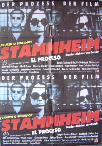 Cin&eacute;ma: STAMMHEIM EL PROCESO Baader-Meinhof POSTER