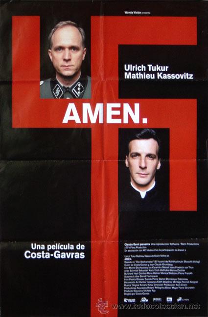 Cin&eacute;ma: AMEN Costa-Gavras POSTER Mathieu Kassovitz Ulrich M&uuml;he