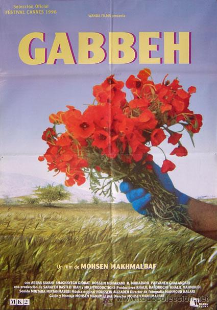 Cine: GABBEH Mohsen Makhmalbaf POSTER Abbas Sayah Shaghayeh Djodat