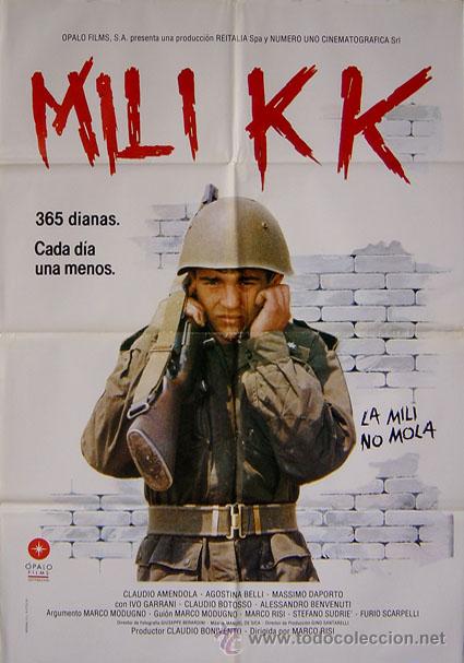 Cin&eacute;ma: MILI KK Marco Risi POSTER Claudio Amendola Agostina Belli