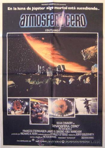 Cinema: ATMOSFERA CERO Peter Hyams Sci-Fi POSTER Sean Connery Frances Sternhagen