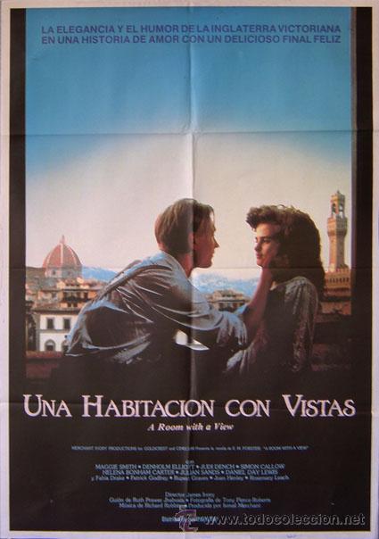 Cinema: UNA HABITACION CON VISTAS James Ivory POSTER Helena Bonham Carter Denholm Elliott Daniel Day Lewis