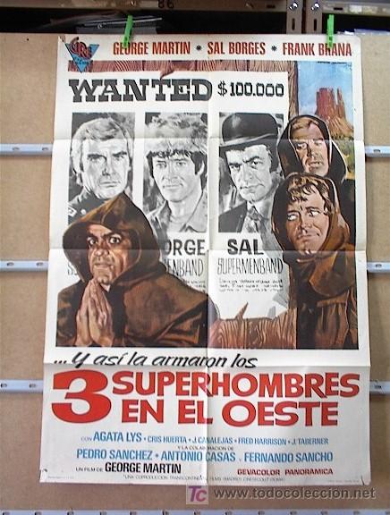 Cine: 3 SUPERHOMBRES EN EL OESTE - Foto 1