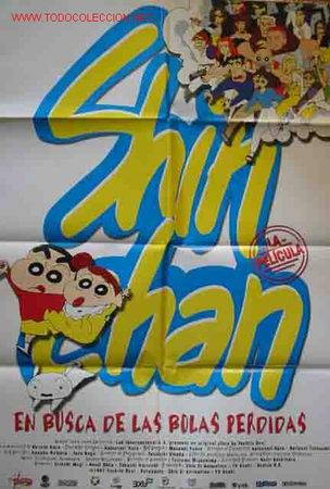 Cinema: Poster Cartelera: SHIN CHAN, LA PELICULA, EN BUSCA DE LAS BOLAS PERDIDAS. 70x100 cm