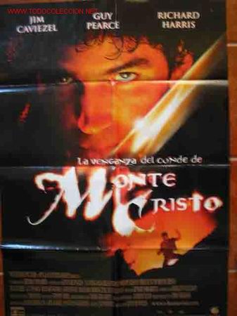 Kino: Poster Cartel: LA VENGANZA DEL CONDE DE MONTECRISTO. 70x100 cm. Jim Caviezel, Guy Pearce, ...