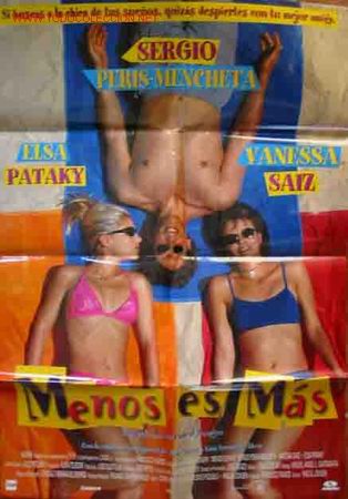 Cin&eacute;ma: Poster - Cartelera : MENOS ES MAS. 70X100 cm