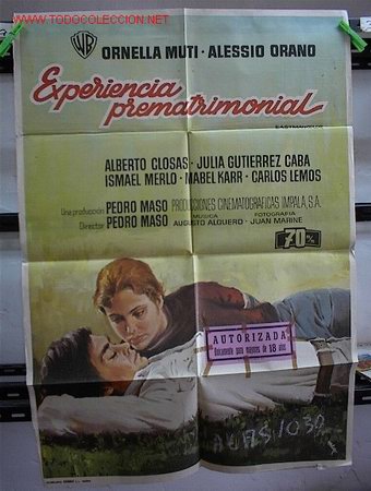 Cinema: EXPERIENCIA PREMATRIMONIAL