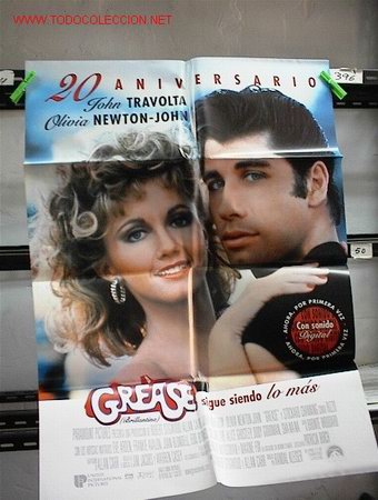 Cine: GREASE POSTER ORIGINAL - Foto 1