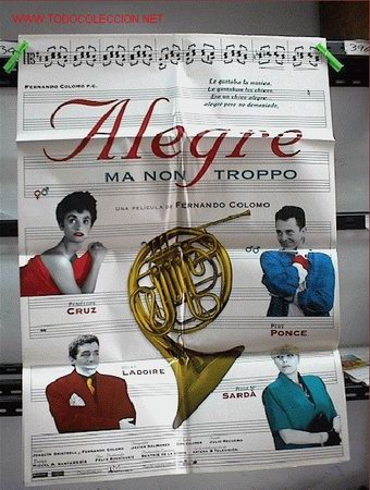Cin&eacute;ma: ALEGRE MA NON TROPPO