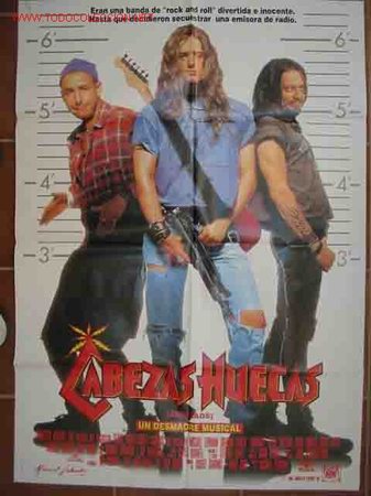 Cin&eacute;ma: Poster Cartel : CABEZAS HUECAS. 70X100 cm  1994. Brendan Fraser, Steve Buscemi, Adam Sandler, ...