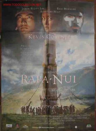 Cin&eacute;ma: Poster Cartel : RAPA - NUI. 70X100 cm. Jason Scott Lee, Sandrine Holt, Esai Morales, Kevin Costner,