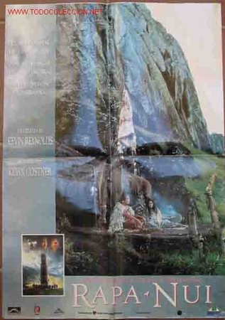 Cin&eacute;ma: Poster Cartel : RAPA - NUI. 42x60 cm. Jason Scott Lee, Sandrine Holt, Esai Morales, Kevin Costner, &hellip;