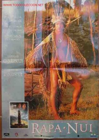 Cine: Poster Cartel : RAPA - NUI. 42x60 cm. Jason Scott Lee, Sandrine Holt, Esai Morales, Kevin Costner, &hellip;