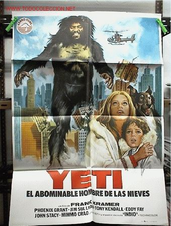 Cinema: CA105 YETI EL ABMINABLE HOMBRE DE LAS NIEVES