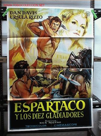 Cine: ESPARTACO Y LOS DIEZ GLADIADORES