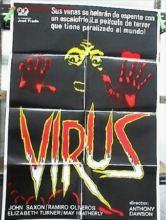 Cine: CA1375 VIRUS POSTER ORIGINAL - Foto 1