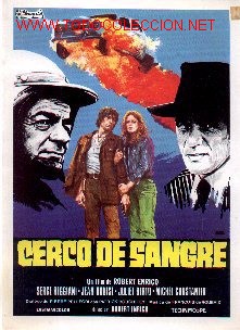 Cine: 19-g12. Cerco de Sangre. Programa tama&ntilde;o folio - Foto 1
