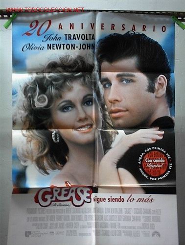 Cine: GREASE POSTER ORIGINAL - Foto 1