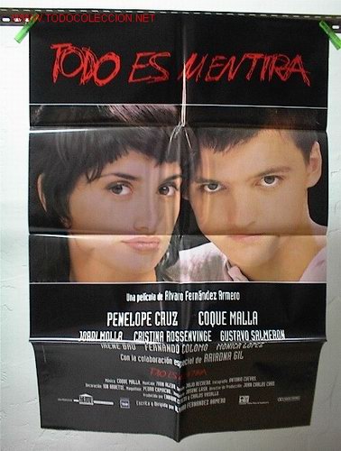 Todo Es Mentira - Comprar Carteles Y Posters De Películas De Clasico ...