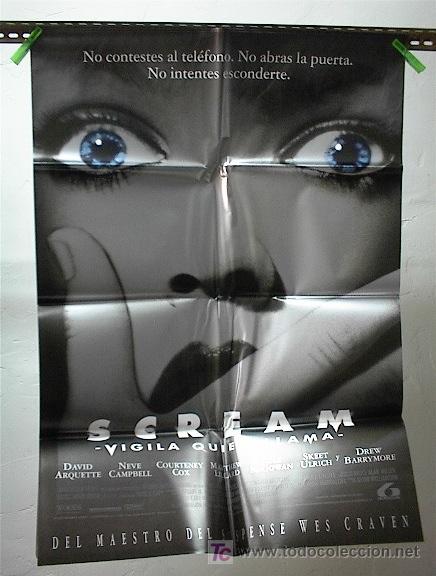 Cine: EN1028 SCREAM POSTER ORIGINAL - Foto 1