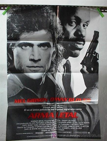 Cine: EN1154 ARMA LETAL POSTER ORIGINAL - Foto 1