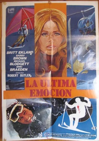 Cin&eacute;ma: CARTEL DE LA PELICULA - LA ULTIMA EMOCION - 1981. ENVIO GRATIS&iexcl;&iexcl;&iexcl;