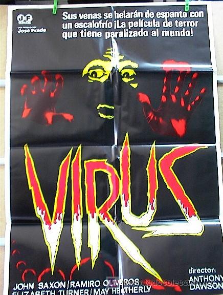 Cine: MMM51 VIRUS POSTER ORIGINAL - Foto 1