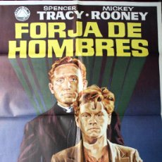 Cine: FORJA DE HOMBRES (CARTEL ORIGINAL) SPENCER TRACY - MICKEY ROONEY - DIRECTOR NORMAN TAUROG. Lote 15912764