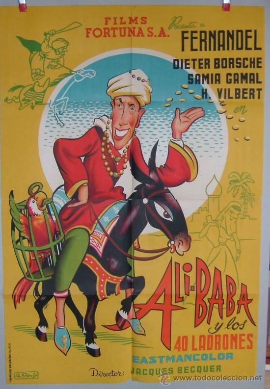 Cine: ALI BABA Y LOS 40 LADRONES FERNANDEL - Foto 1