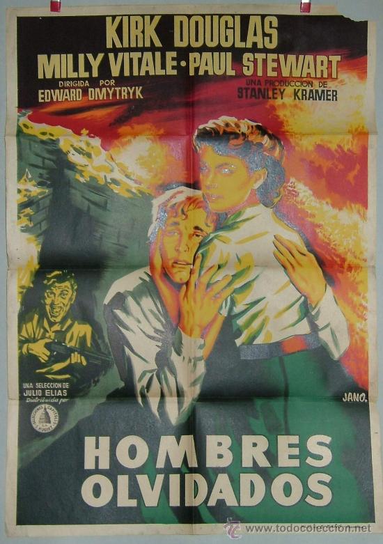 Cinema: HOMBRES OLVIDADOS   KIRK DOUGLAS   DMYTRYK   KRAMER  TEMA ISRAEL