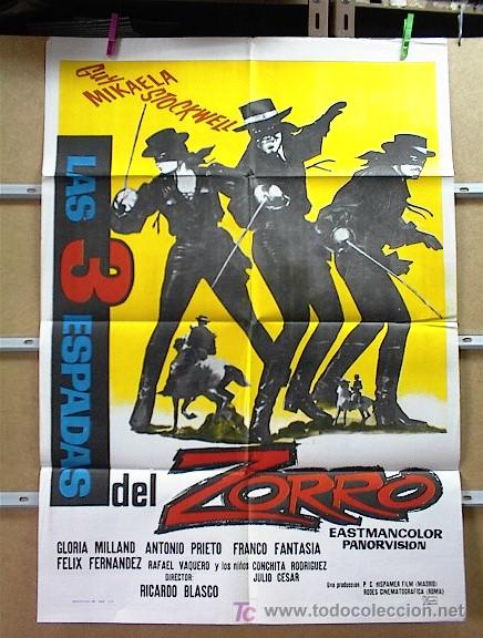 Cine: LAS 3 ESPADAS DEL ZORRO - Foto 1