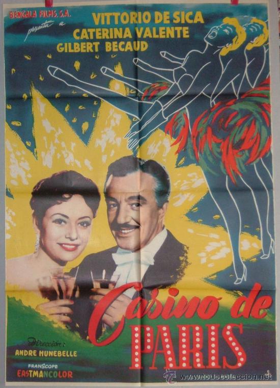 Cinema: CASINO DE PARIS  VITTORIO DE SICA    CATERINA VALENTE