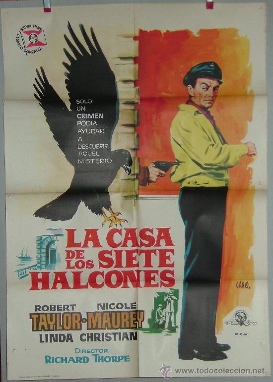 Cine: LA CASA DE LOS 7 HALCONES  ROBERT TAYLOR - Foto 1