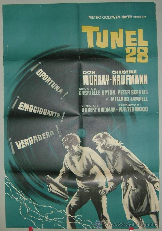 Cine: TUNEL 28 1960 DON MURRAY - Foto 1
