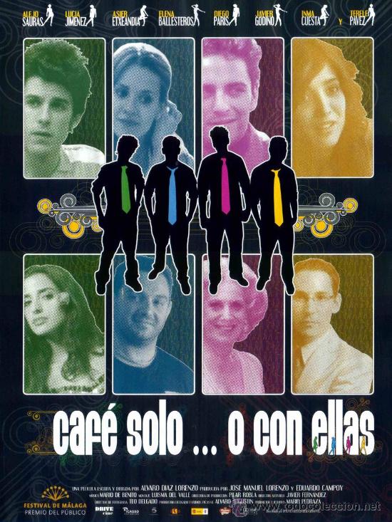 Cin&eacute;ma: Cartel 70x100 cafe solo o con ellas