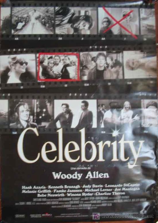 Cinema: CELEBRITY - Woody Allen. 100x70 cm