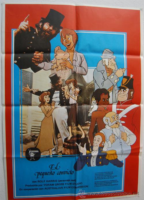 Cin&eacute;ma: Cartel de cine antiguo &rdquo;El peque&ntilde;o convicto&rdquo;