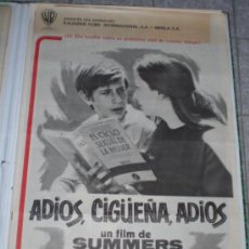 Cine: ADIOS CIGÜEÑA ADIOS - 1971 - SUMMERS - POSTER ORIGINAL - ESTRENO. Lote 12206009