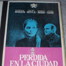 Cine: PERDIDA EN LA CIUDAD - 1973 - DE HERBERT ROSS CON CANDICE BERGEN Y PETER BOYLE - ESTRENO. Lote 12219033