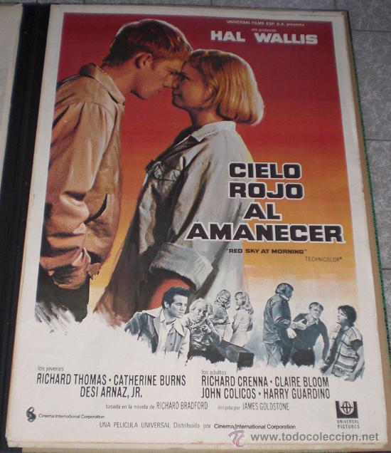 Cin&eacute;ma: CIELO ROJO AL AMANECER - 1972 - DE JAMES GOLDSTONE CON RICHARD THOMAS Y  CATHERINE BURNS - ESTRENO
