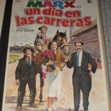 Cine: LOS HERMANOS MARX EN UN DIA EN LAS CARRERAS - 1974 - POSTER ORIGINAL. Lote 12304722
