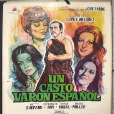 Cine: UN CASTO VARON ESPAÑOL - 1973 - DE JAIME DE ARMIÑAN CON J.L. LOPEZ VAZQUEZ Y PATTY SHEPARD - ESTRENO. Lote 13305975
