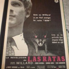 Cine: LA REVOLUCION DE LAS RATAS - 1971 - DE DANIEL MANN CON BRUCE DAVISON Y SONDRA LOCKE - ESTRENO