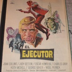 Cine: EL EJECUTOR - 1970 - GEORGE PEPPARD - JOAN COLLINS - POSTER ORIGINAL - ESTRENO