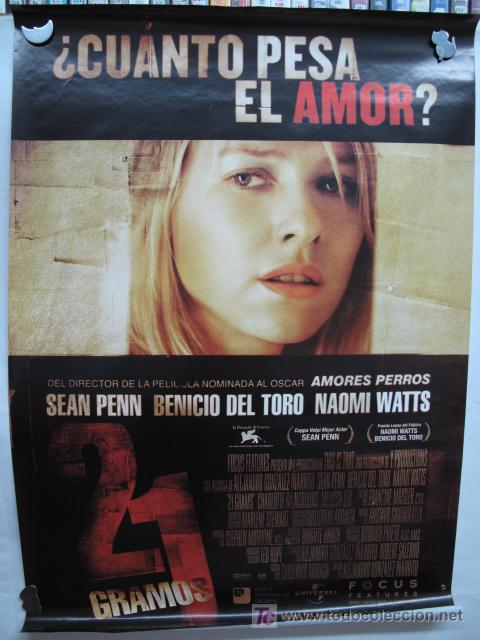 Cine: 3 POSTER DE 21 GRAMOS - Foto 2