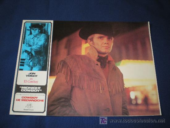 Cine: CARTEL DE CINE - COWBOY DE MEDIANOCHE - MEDIDAS 22X30 CMS.
